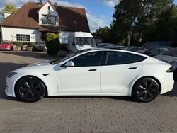 Perl weiß Gebraucht 2022 Tesla Model S Plaid Limousine | 77.000 € (Superpreis)