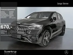 Schwarzlack obsidianschwarz (metallic) Gebraucht 2024 Mercedes EQE AMG 43 AMG SUV | 84.430 € (Guter Preis)
