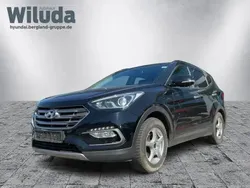 Black schwarz Gebraucht 2018 Hyundai Santa Fe Style SUV | 19.840 € (Guter Preis)