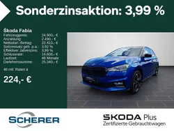 Raceblau metallic met. Gebraucht 2024 Skoda Fabia Monte Carlo Limousine | 24.900 € (Fairer Preis)