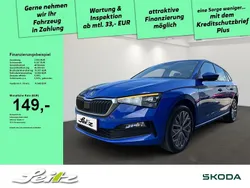 Blau Gebraucht 2021 Skoda Scala Clever Kleinwagen | 15.398 € (Guter Preis)