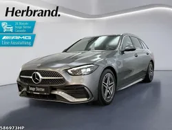 Grau Gebraucht 2024 Mercedes C220 AMG Kombi | 42.980 € (Fairer Preis)