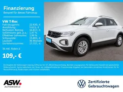 Pure white Gebraucht 2024 VW T-Roc Life SUV | 22.430 € (Guter Preis)