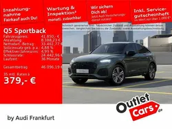 Distriktgrün metallic Gebraucht 2022 Audi Q5 Sportback Ambiente SUV | 40.850 € (Guter Preis)