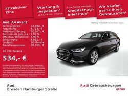 Mythosschwarz metallic Gebraucht 2024 Audi A4 Advanced Kombi | 34.890 € (Teuer)