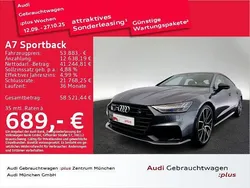 Daytonagrau perleffekt Gebraucht 2021 Audi A7 Sportback Ambiente Kleinwagen | 53.883 €