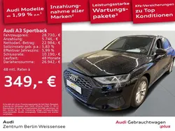 Brillantschwarz Gebraucht 2023 Audi A3 Limousine | 28.730 € (Fairer Preis)