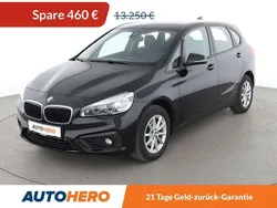 Schwarz Gebraucht 2017 BMW 218 Active Tourer Advantage Van / Kleinbus | 12.790 € (Fairer Preis)