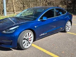 Blau Gebraucht 2019 Tesla Model 3 Performance Limousine | 25.800 € (Etwas zu teuer)