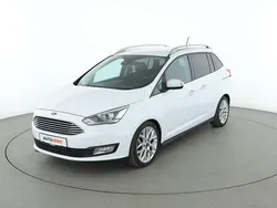 Weiß Gebraucht 2018 Ford Grand C-Max Titanium Van / Kleinbus | 13.950 € (Fairer Preis)