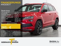 Rot Gebraucht 2020 Skoda Karoq SportLine SUV | 25.280 € (Guter Preis)