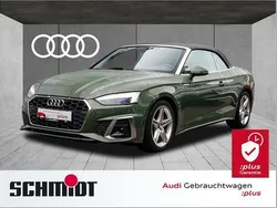 Distriktgrün metallic Gebraucht 2024 Audi A5 Cabriolet S-Line Cabrio | 50.940 € (Superpreis)