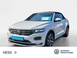 Pure white schwarz Gebraucht 2021 VW T-Roc Cabriolet R-line Cabrio | 25.299 € (Guter Preis)