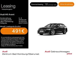 Mythosschwarz metallic Gebraucht 2024 Audi A6 Design Kombi | 54.980 €