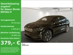 Schwarz Neu 2025 Skoda Enyaq iV RS SUV | 57.980 € (Fairer Preis)