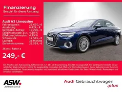 Navarrablau metallic Gebraucht 2022 Audi A3 Advanced Plus Limousine | 23.990 € (Superpreis)