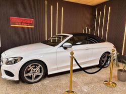 Weiß Gebraucht 2017 Mercedes C180 AMG Cabrio | 23.950 € (Fairer Preis)