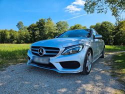 Silber Gebraucht 2014 Mercedes C250 AMG line Kombi | 16.800 € (Fairer Preis)