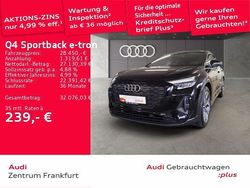 Mythosschwarz metallic Gebraucht 2022 Audi Q4 Sportback e-tron Sport SUV | 28.450 € (Guter Preis)