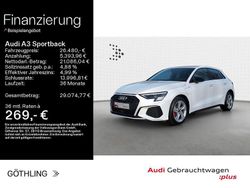 Weiß Gebraucht 2022 Audi A3 S-Line Limousine | 26.480 € (Superpreis)