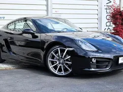 Tiefschwarzmetallic Gebraucht 2015 Porsche Cayman Black Edition Coupé | 56.900 €