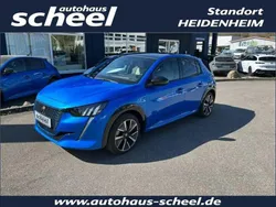 Blau/typ aussenverkleidung metal Gebraucht 2021 Peugeot e-208 GT Kleinwagen | 15.790 € (Guter Preis)