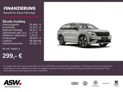 Grau Neu 2025 Skoda Kodiaq RS SUV | 59.490 € (Etwas zu teuer)