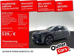 Grau Gebraucht 2022 Audi e-tron S-Line SUV | 40.810 € (Teuer)