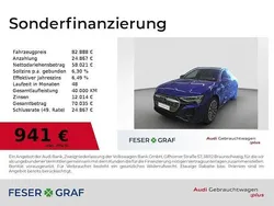 Ultrablau metallic Gebraucht 2024 Audi Q8 Sportback e-tron S-Line SUV | 82.888 €