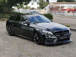 Schwarz Gebraucht 2016 Mercedes C400 AMG line Kombi | 29.999 €