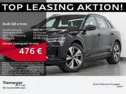 Schwarz Gebraucht 2024 Audi Q8 e-tron S-Line SUV | 57.510 € (Etwas zu teuer)