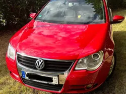 Rot Gebraucht 2009 VW Eos Cabrio | 9.999 € (Teuer)