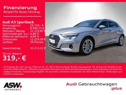 Florettsilber metallic Gebraucht 2022 Audi A3 Advanced Plus Limousine | 28.360 € (Etwas zu teuer)