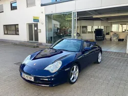 Blau Gebraucht 2002 Porsche 911 Carrera 4 Cabriolet Cabrio | 30.499 € (Superpreis)