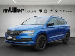 Raceblau metallic (metallic) Gebraucht 2021 Skoda Karoq SportLine SUV | 28.550 € (Superpreis)