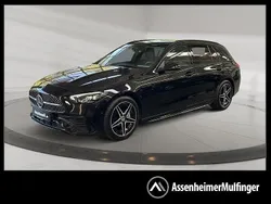 Obsidianschwarz Gebraucht 2024 Mercedes C180 AMG Kombi | 36.718 € (Fairer Preis)