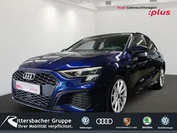 Blau Gebraucht 2023 Audi A3 Sportback e-tron S-Line Limousine | 34.770 € (Teuer)
