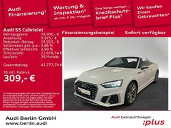 Gletscherweiß metallic Gebraucht 2020 Audi S5 Cabriolet Basis Cabrio | 39.900 € (Guter Preis)