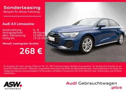 Ascariblau metallic Gebraucht 2024 Audi A3 S-Line Limousine | 31.660 €