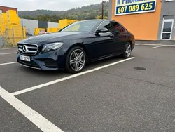 Blau Gebraucht 2018 Mercedes E220 AMG Limousine | 24.188 € (Guter Preis)