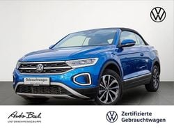 Ravennablau metallic/schwarz Gebraucht 2023 VW T-Roc Cabriolet Style Cabrio | 22.980 € (Guter Preis)