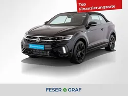 Deep black perleffekt schwarz Gebraucht 2024 VW T-Roc Cabriolet R-line Cabrio | 33.440 € (Guter Preis)