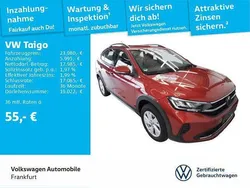 Kings red metallic/kings red m Gebraucht 2024 VW Taigo Life SUV | 23.980 € (Guter Preis)