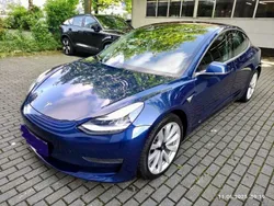 Blau Gebraucht 2019 Tesla Model 3 Long Range Limousine | 19.999 € (Fairer Preis)