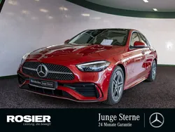 Rot / manufaktur patagonienrot (metallic) Gebraucht 2024 Mercedes C300 AMG Limousine | 49.309 € (Fairer Preis)
