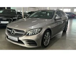 Mojavesilber metalliclack Gebraucht 2020 Mercedes C300 AMG line Kombi | 25.890 € (Guter Preis)