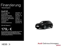 Mythosschwarz metallic Gebraucht 2024 Audi Q3 Advanced Plus SUV | 38.899 € (Fairer Preis)