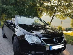 Schwarz Gebraucht 2009 VW Eos Sport Cabrio | 7.200 € (Teuer)
