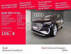 Mythosschwarz metallic Gebraucht 2022 Audi Q4 e-tron Ambiente SUV | 28.990 € (Superpreis)