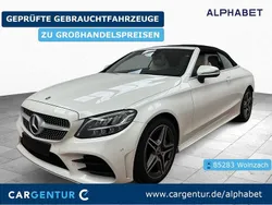 Designo diamantweiß bright Gebraucht 2022 Mercedes C220 AMG Cabrio | 31.490 € (Superpreis)